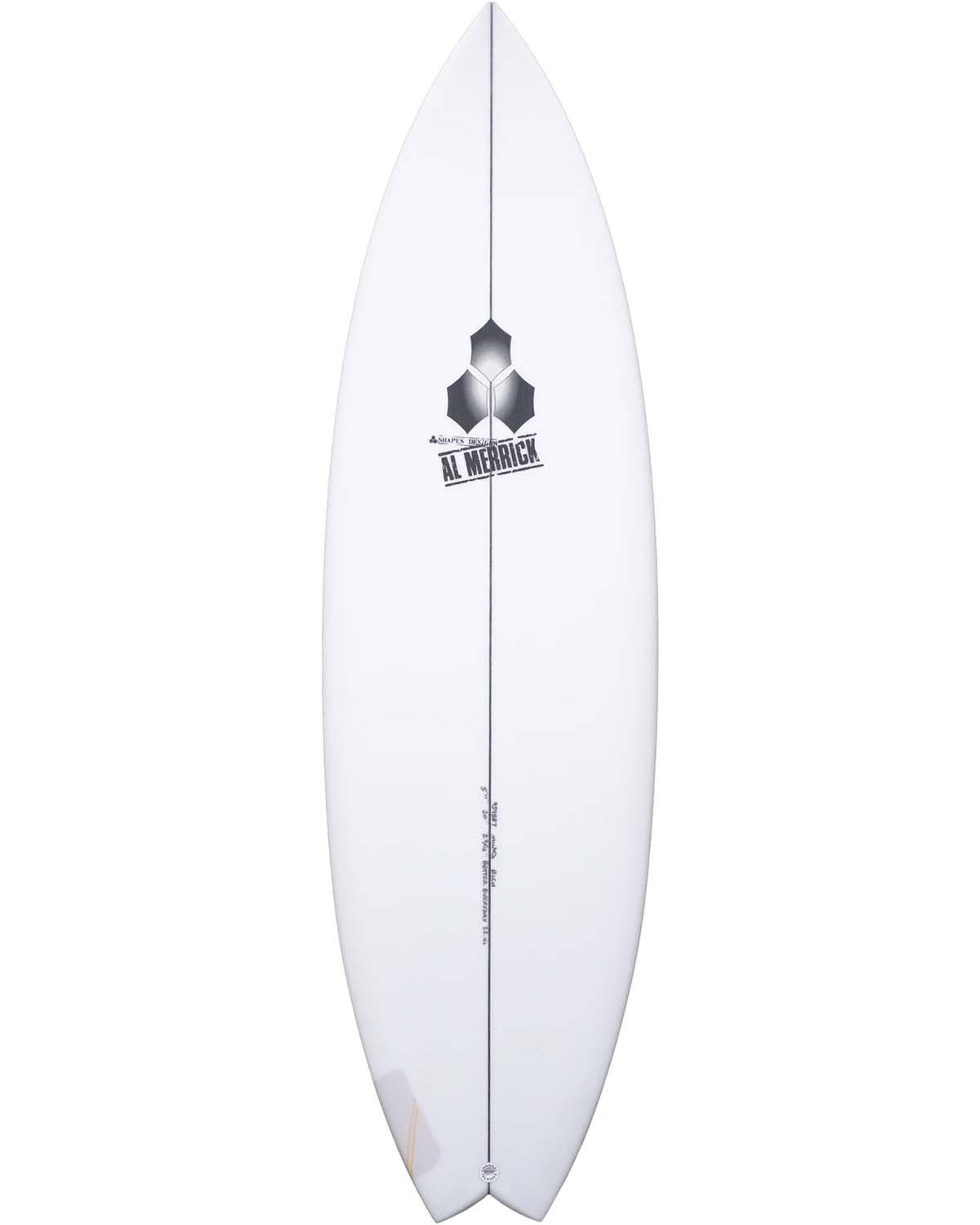 Prancha Surf Al Merrick 5'8 BETTER EVERYDAY PU Fish Tail - White