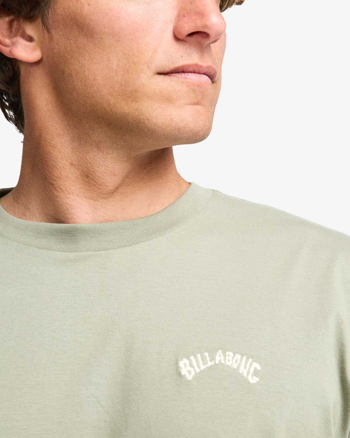 Billabong T-Shirt ARCH CREW Grey Green-4