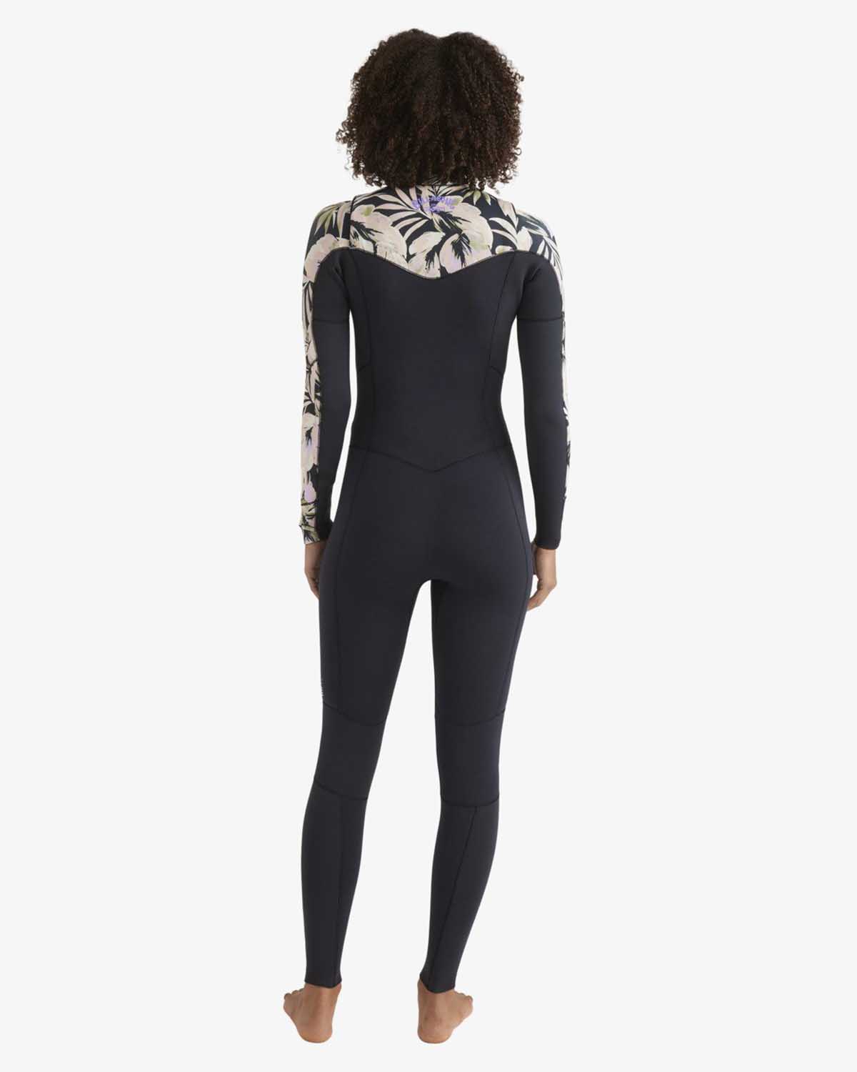 Billabong Wetsuit 403 SALTY DAYZ NATURAL CZ Black Floral-2