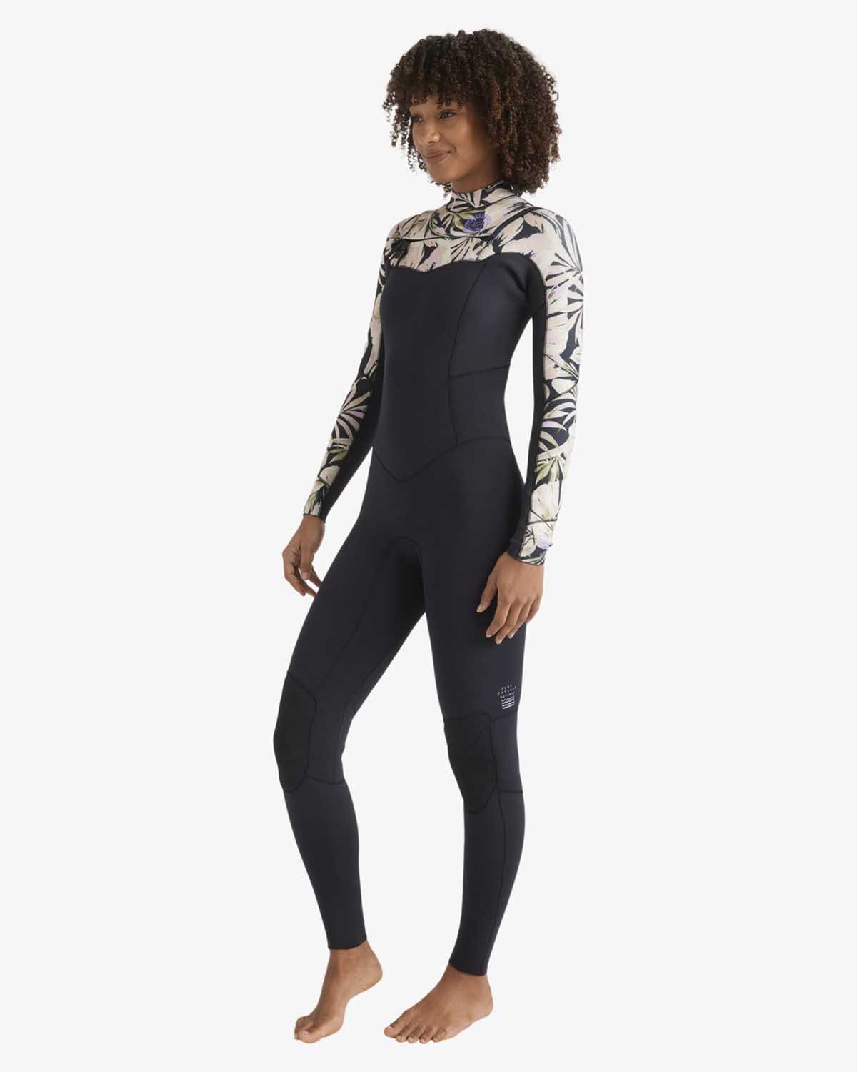 Billabong Wetsuit 403 SALTY DAYZ NATURAL CZ Black Floral-5