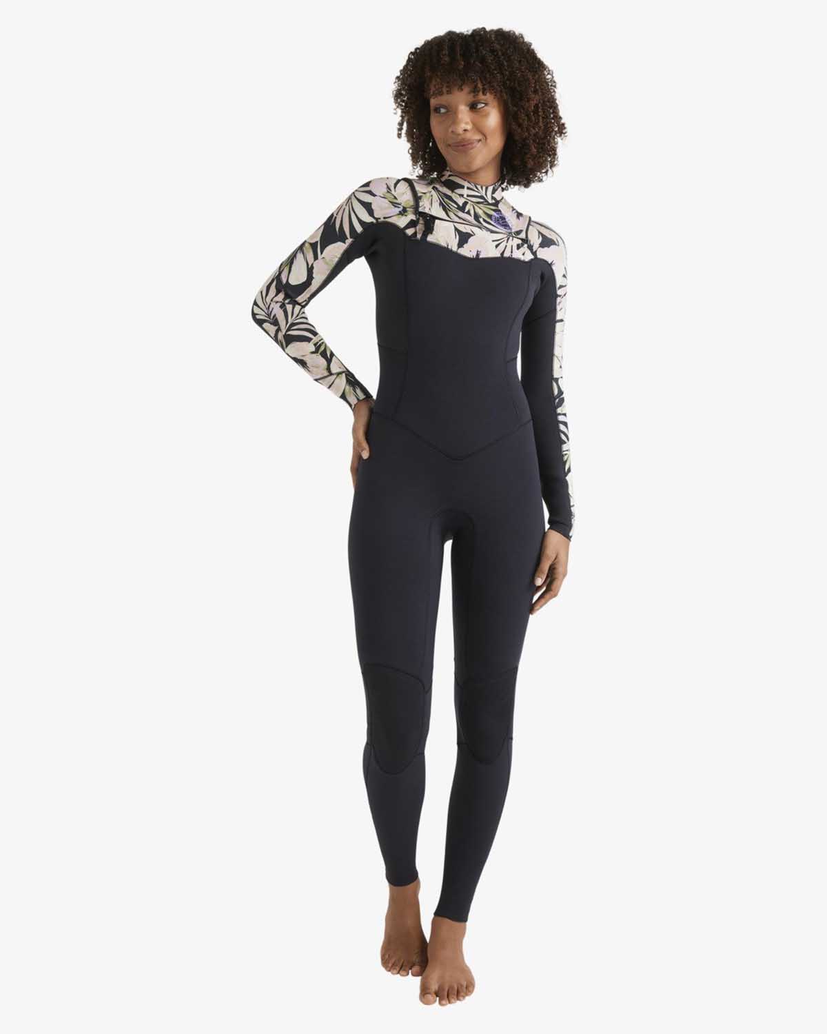 Billabong Wetsuit 403 SALTY DAYZ NATURAL CZ Black Floral-7