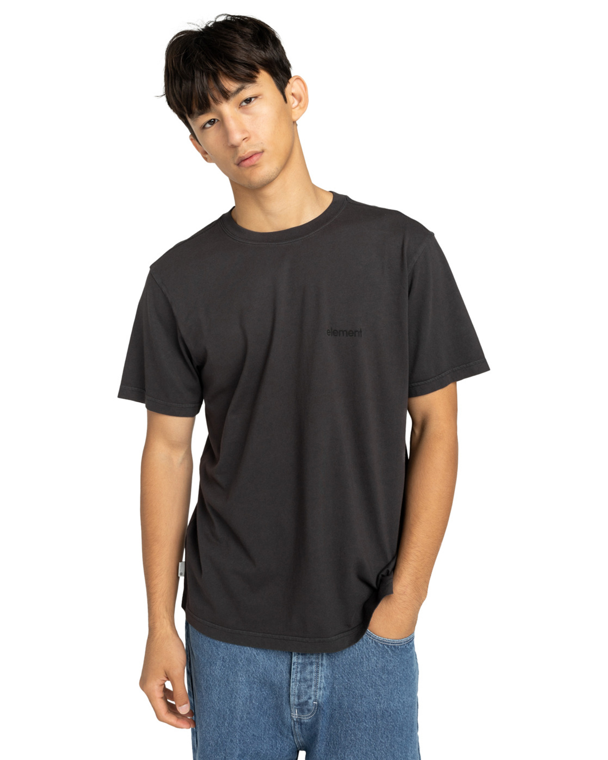 Element T-Shirt LOWCASE PIGMENT Off Black-2