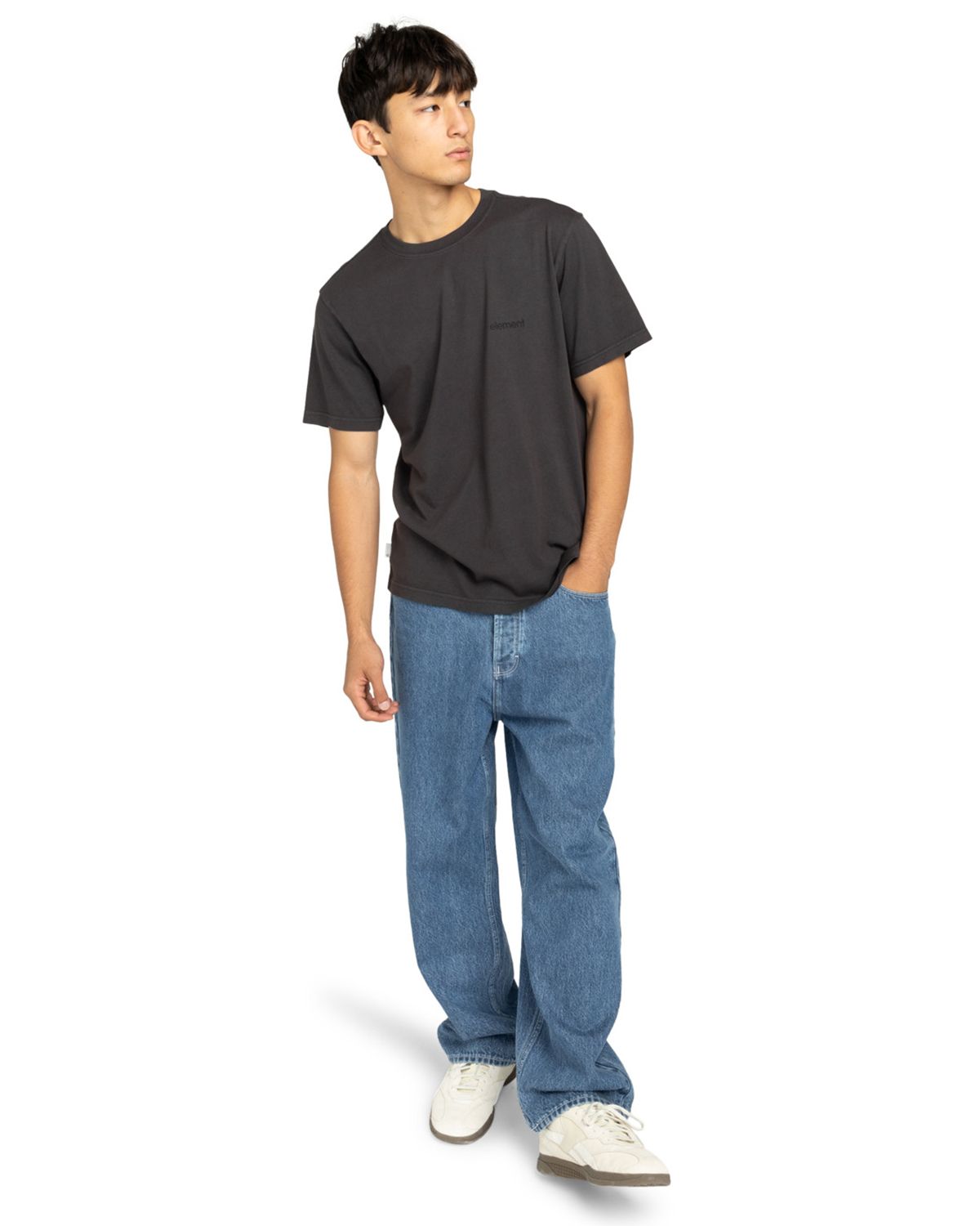 Element T-Shirt LOWCASE PIGMENT Off Black-6