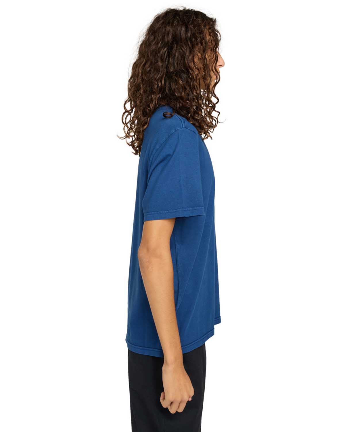 Element T-Shirt LOWCASE PIGMENT Navy Peony-4