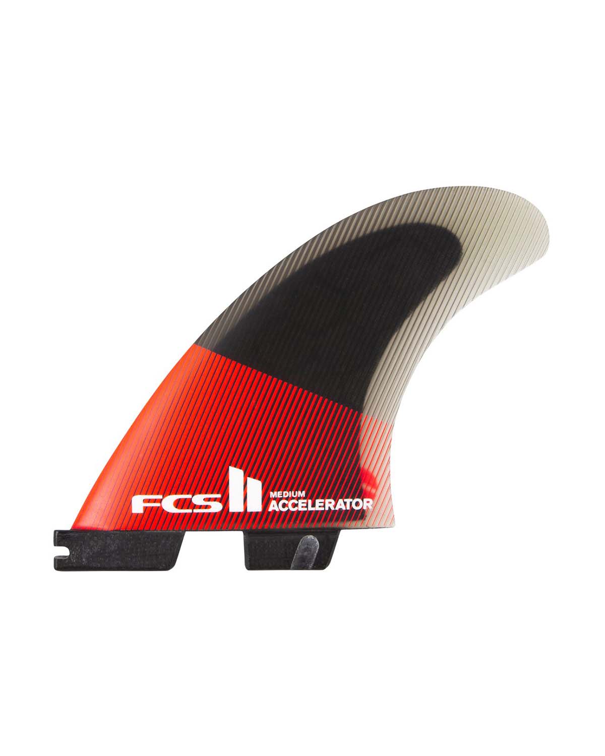 Quilha Fcs II ACCELERATOR PC SMALL RED/BLACK TRI Tri-1