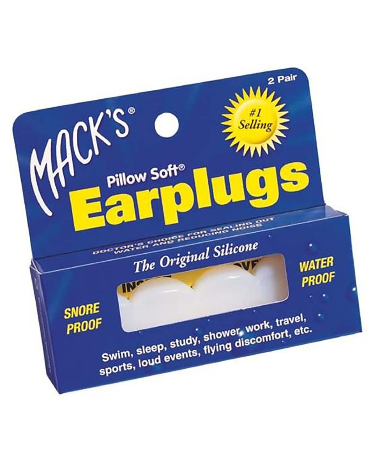Tampão Ouvido Mack'S ADULT SILICONE Assorted-3