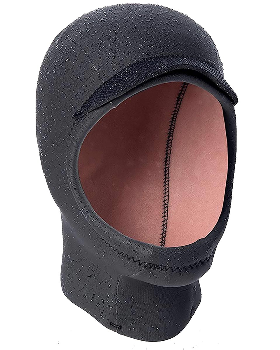 Gorro Surf Rip Curl HEAT SEEKER 3MM OPEN FACE HOOD CHIN CUP Black-1